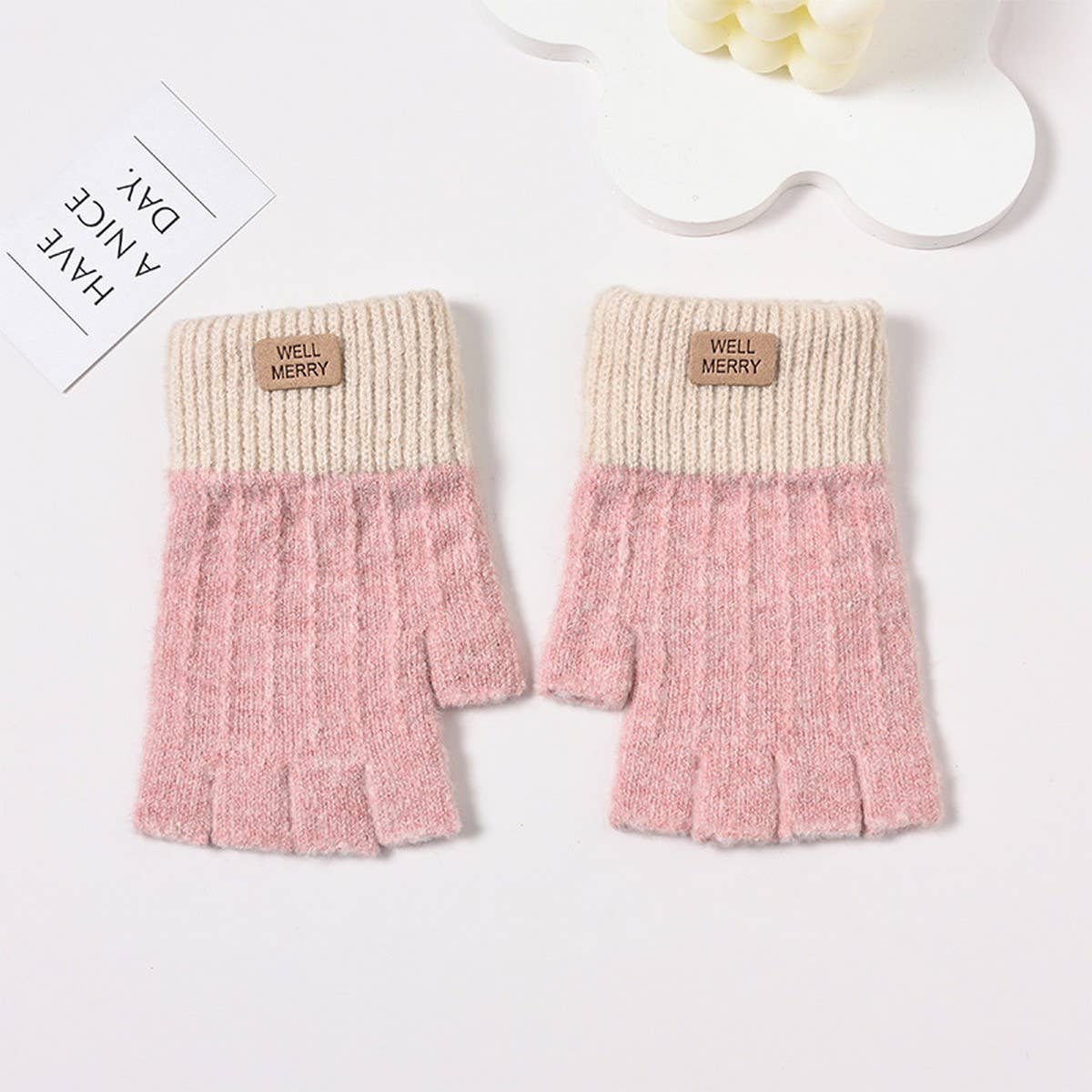 AUTUMN AND WINTER CUTE HALF FINGERLESS GLOVES_CWMM1501