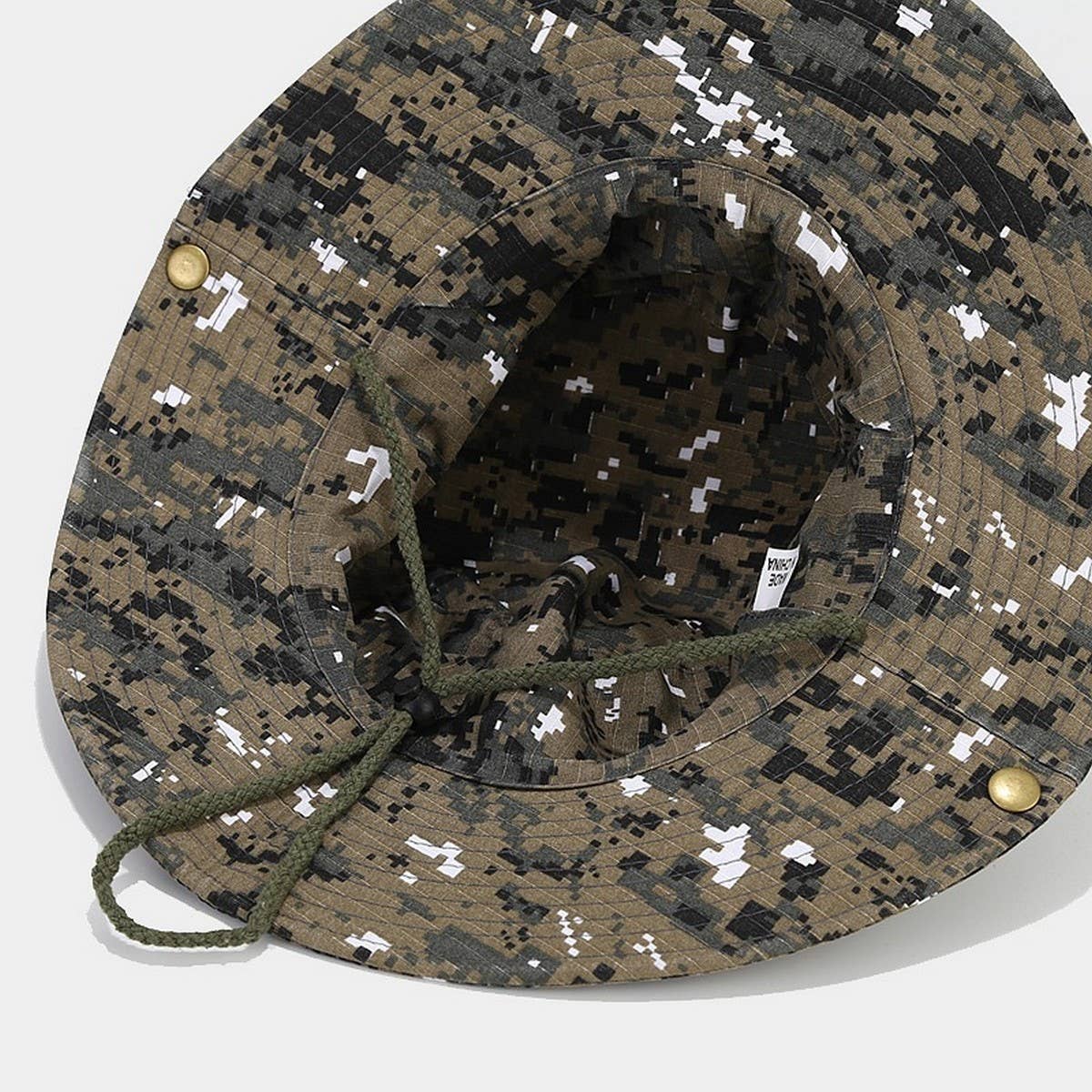 CAMO OUTDOOR SUN HAT FOR HIKING FISHING ADVENTURE_CWAH3884