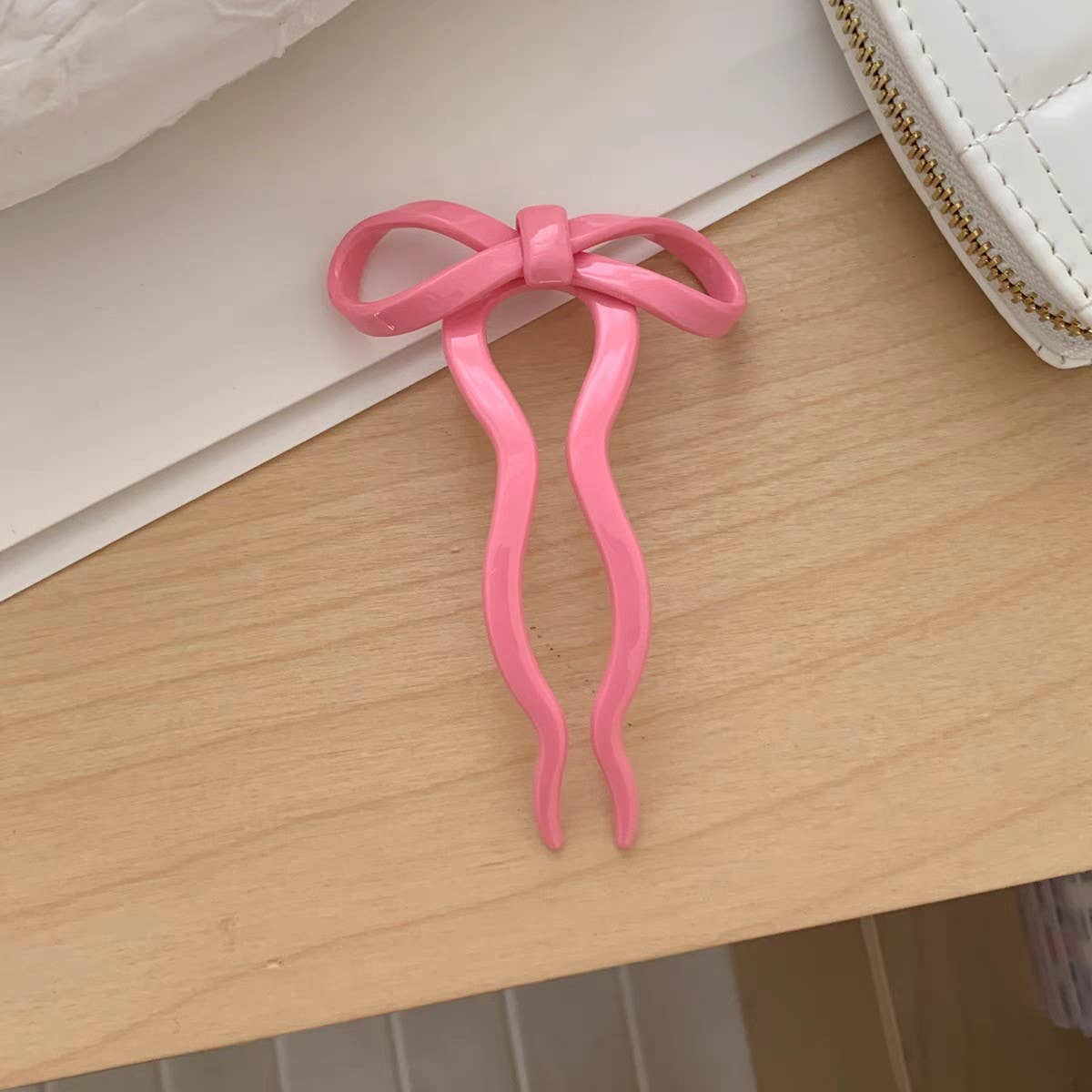 TEMPERAMENT BOW U SHAPED HAIRPIN_CWAHA2691