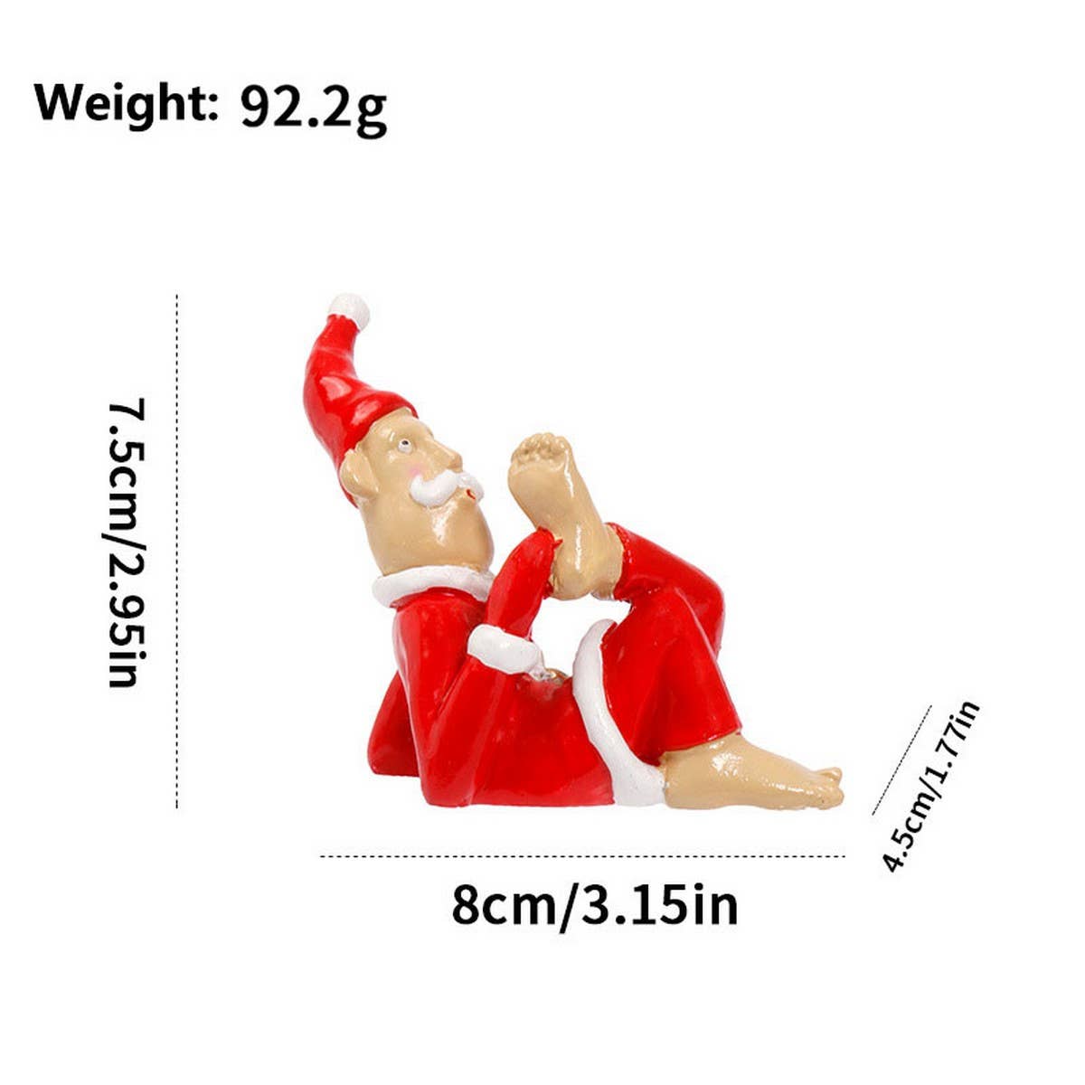 Ins Style Funny Santa Resin Decoration_Cwmm9930