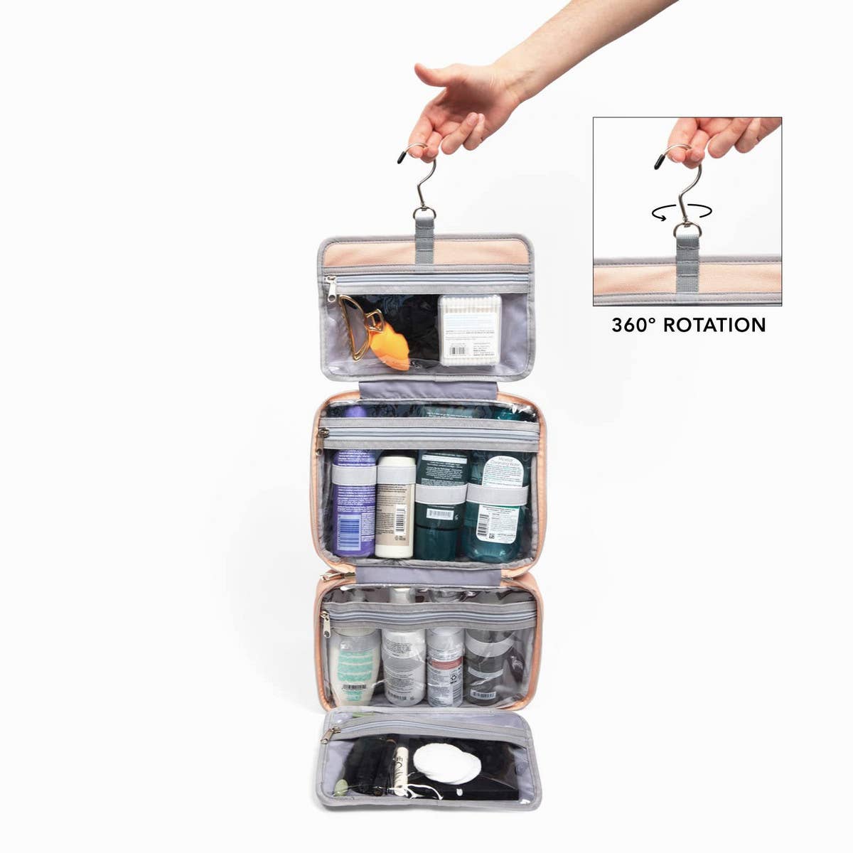 Travel Cosmetic Jewelry Waterproof Cosmetic Bag_Cwab2365