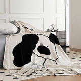 THIN COTTON CARTOON PUPPY KNITTED BLANKET_CWMM2387