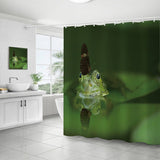HOT SALE DIGITAL PRINTED FROG SHOWER CURTAIN_CWMM1805