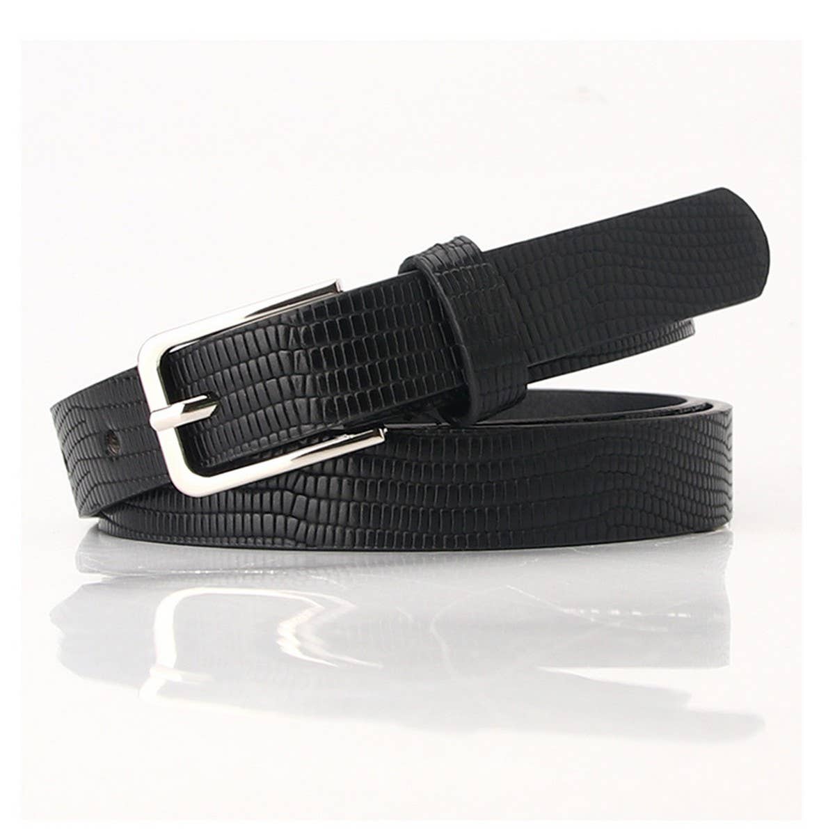 CLASSIC SIMPLE LEOPARD ZEBRA THIN BELTS_CWABE0398