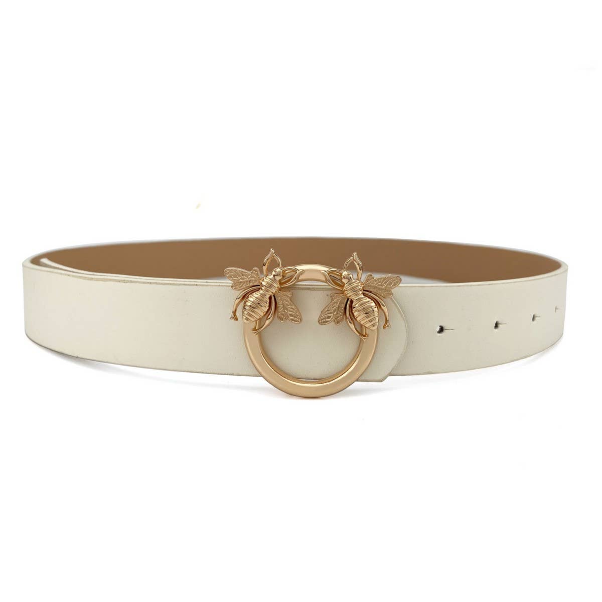 Women Fashion Retro Bees Buckle Belt_Cwabe0151
