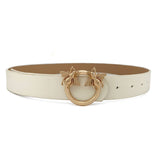 Women Fashion Retro Bees Buckle Belt_Cwabe0151