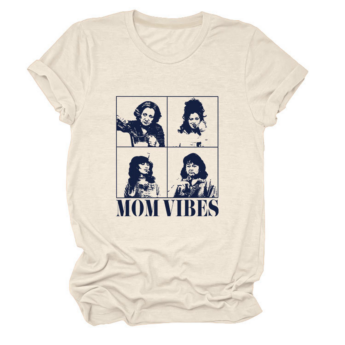 Trendy Casual Womens Crew Neck T-Shirt