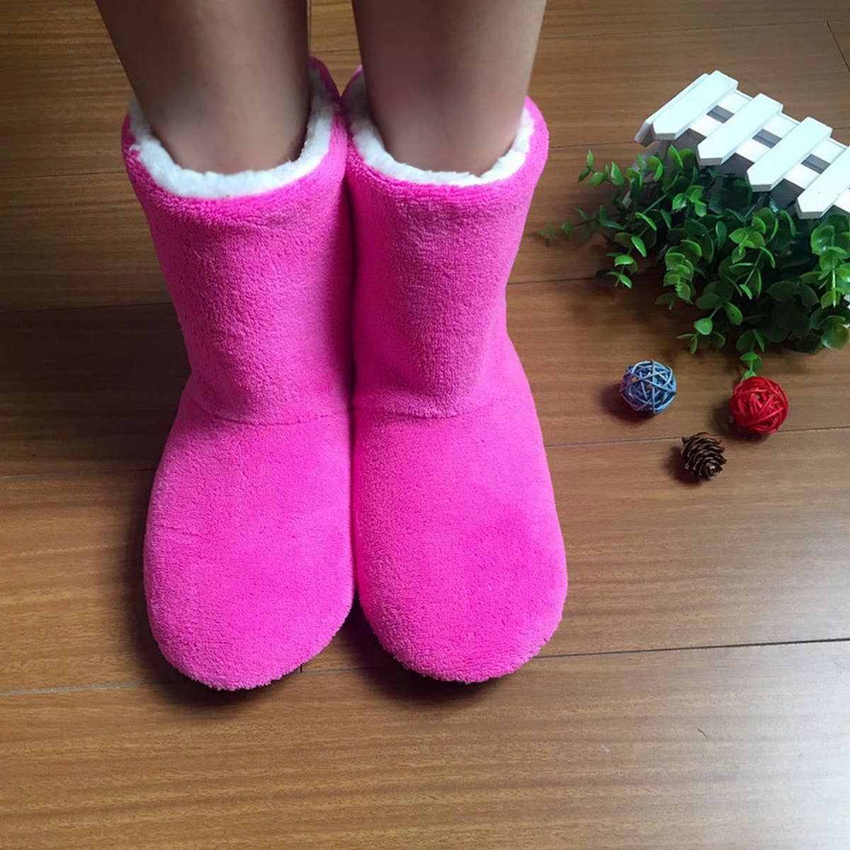Winter Men And Women Thick Warm Sock Slippers_Cwms1205