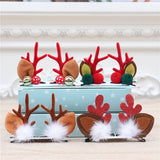 CHRISTMAS CUTE ELK ANTLERS CHILDRENS HAIRPIN_CWAHA2745