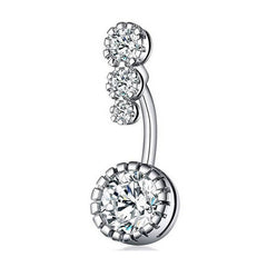 BUTTERFLY CZ BELLY BUTTON RING BODY PIERCING_CWMM9178