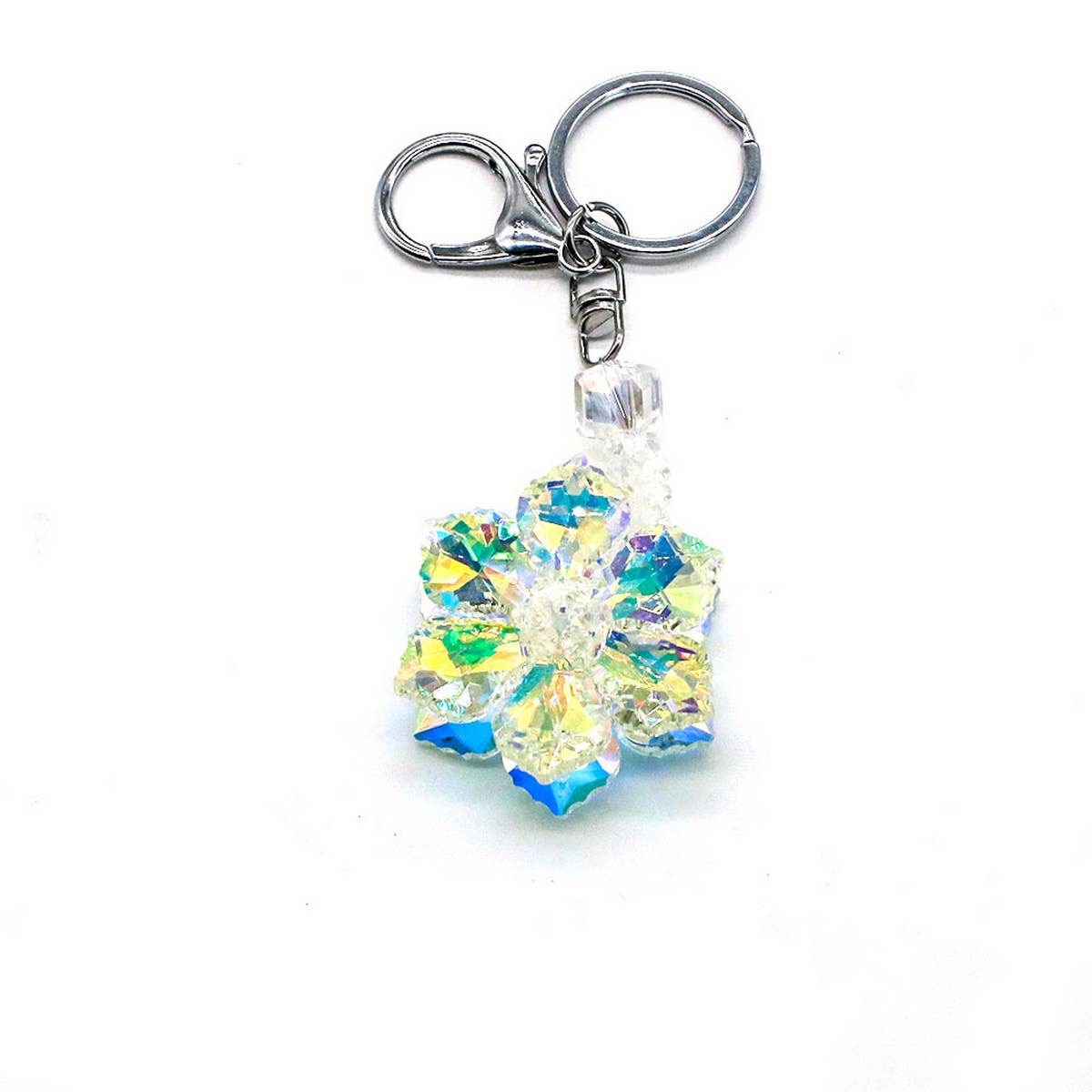 COLORFUL CRYSTAL FLOWER KEYCHAIN_CWMM1566
