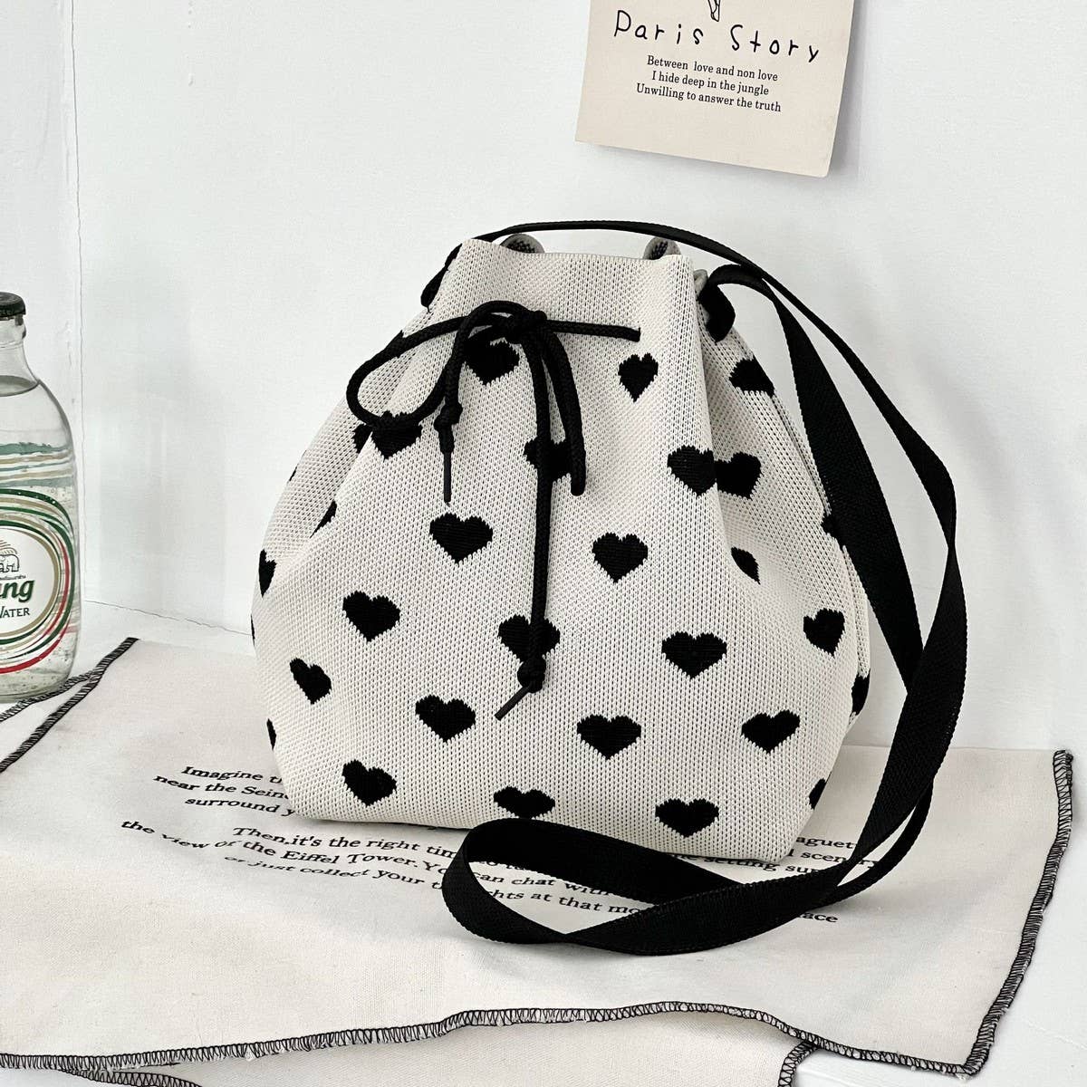 2024 New Fashion Love Crossbody Bucket Bag_Cwab3086