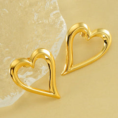 Cwaje1948_Vintage Hollow Love Earrings