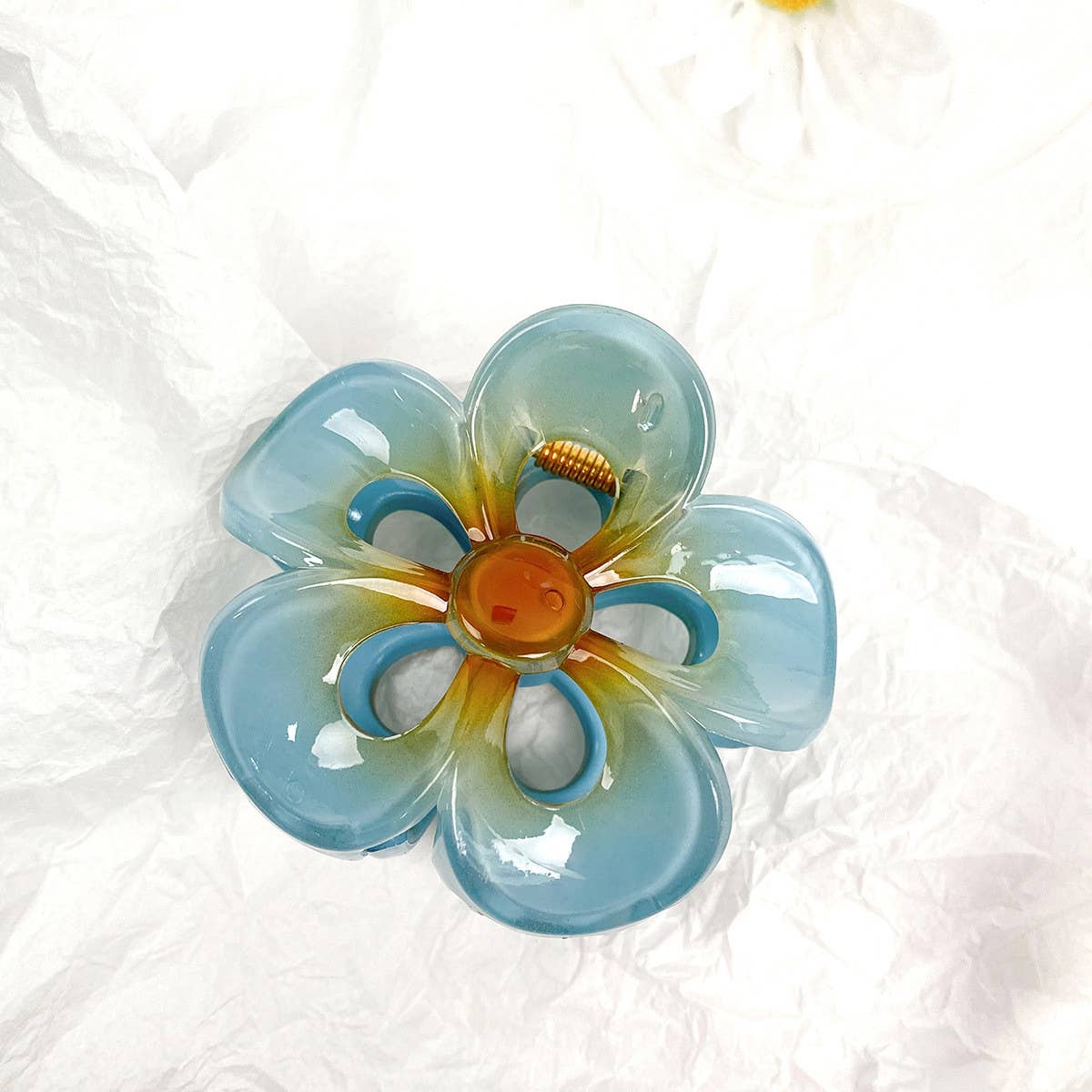 COLORFUL PLUMERIA HAIR CLAW SWEET FLORAL CLIP_CWAHA1010