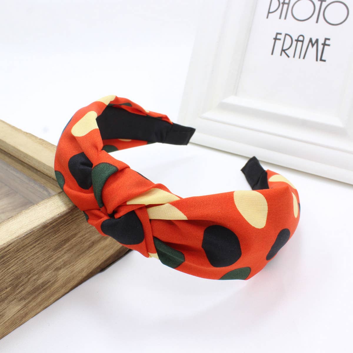 SIMPLE WIDE BRIMMED FABRIC CROSS KNOT HEADBAND_CWAHA1677