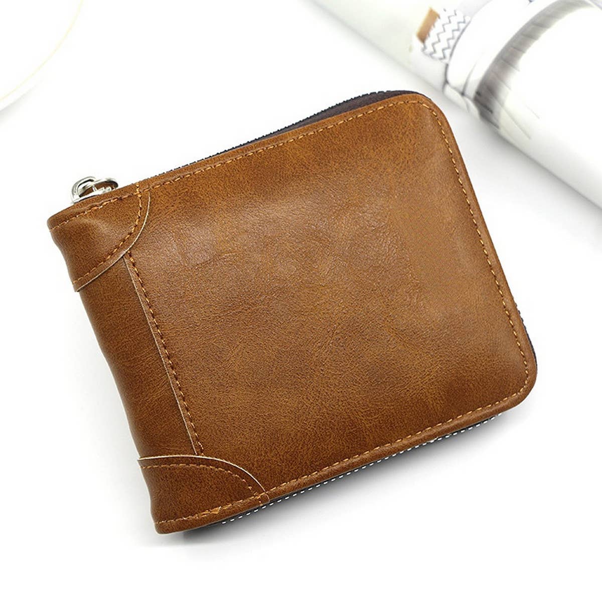 2024 NEW RETRO FASHION SOLID COLOR WALLET_CWAB2601