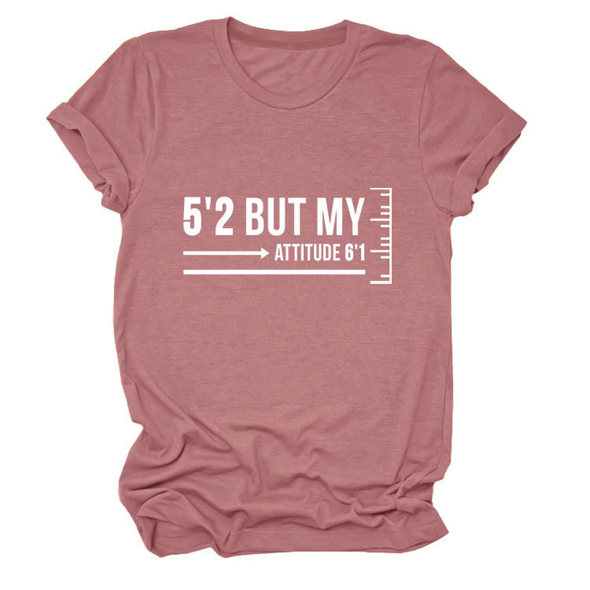 Trendy Graphic Tee Women Short Girl Energy