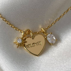 NEW CREATIVE LETTER ZIRCON LOVE PENDANT NECKLACE_CWMM3744