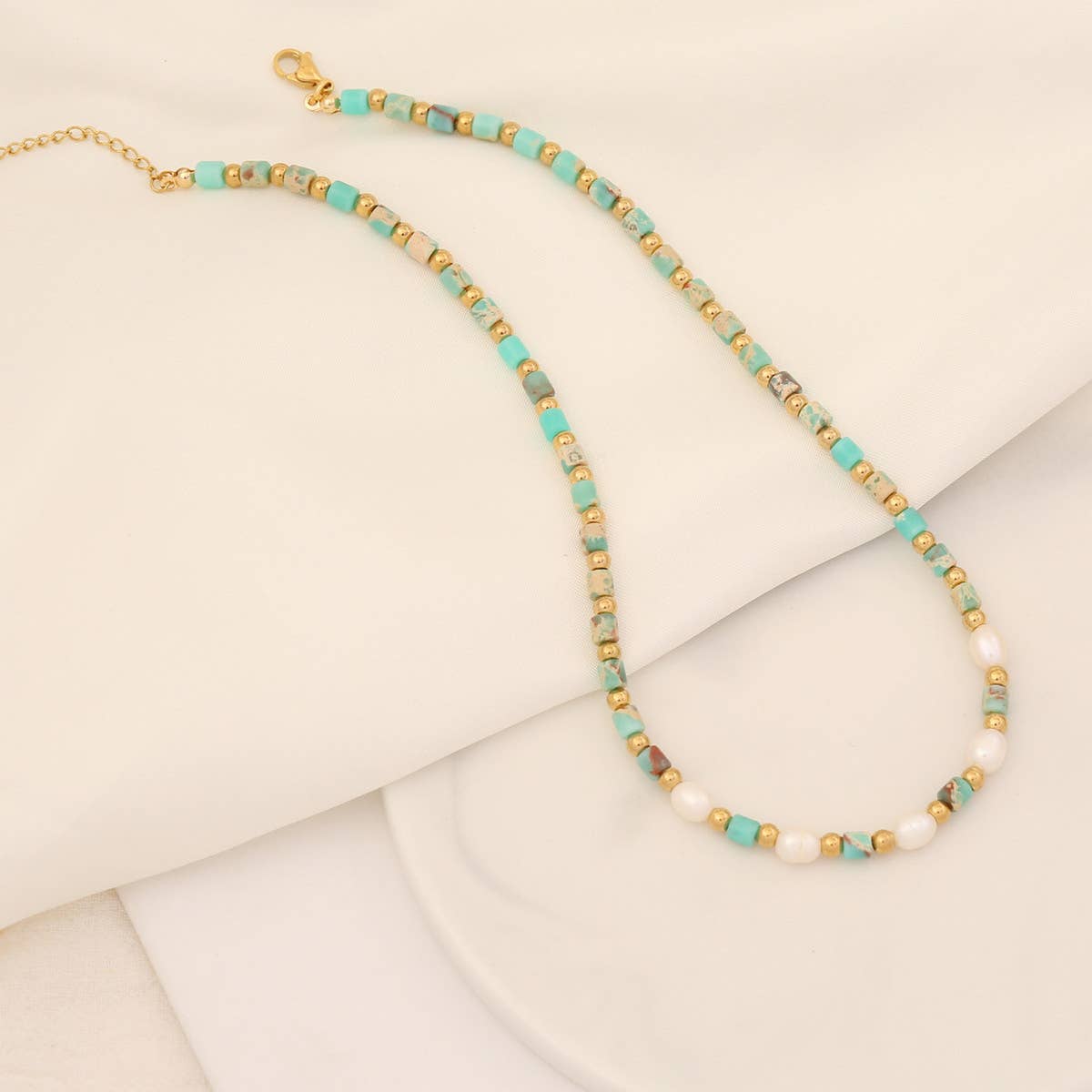 FASHION AND LUXURY PEARL NATURAL STONE NECKLACE_CWAJE0647