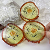 QUIRKY KIWI FRUIT ACETATE HAIR CLAW BACK BUN CLIP_CWAHA1340