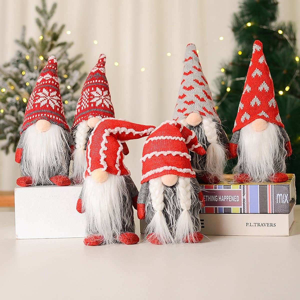 CHRISTMAS DECORATIONS HEART RUDOLPH ORNAMENTS_CWMM2924