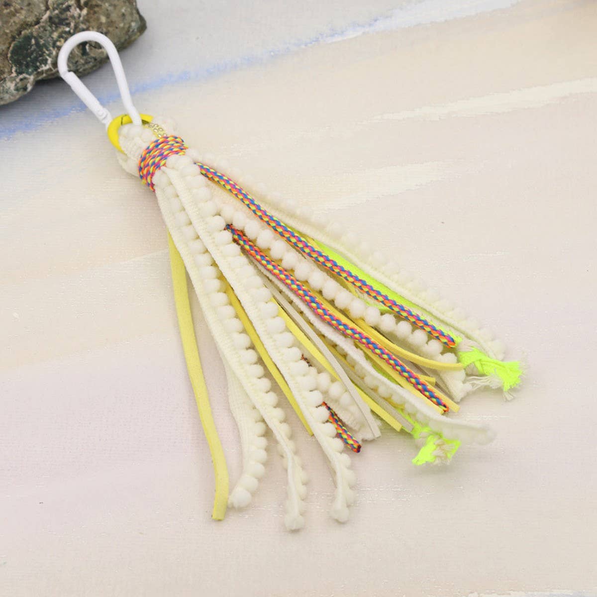 SOLID COLOR VELVET TASSEL KEYCHAIN BAG PENDANT_CWMM3555