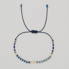 GRADIENT COLOR CRYSTAL FLAT BEAD BRACELET_CWMM3816