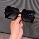 PERSONALIZED DIAMOND SIMPLE SQUARE FRAMESUNGLASSES_CWASG0820