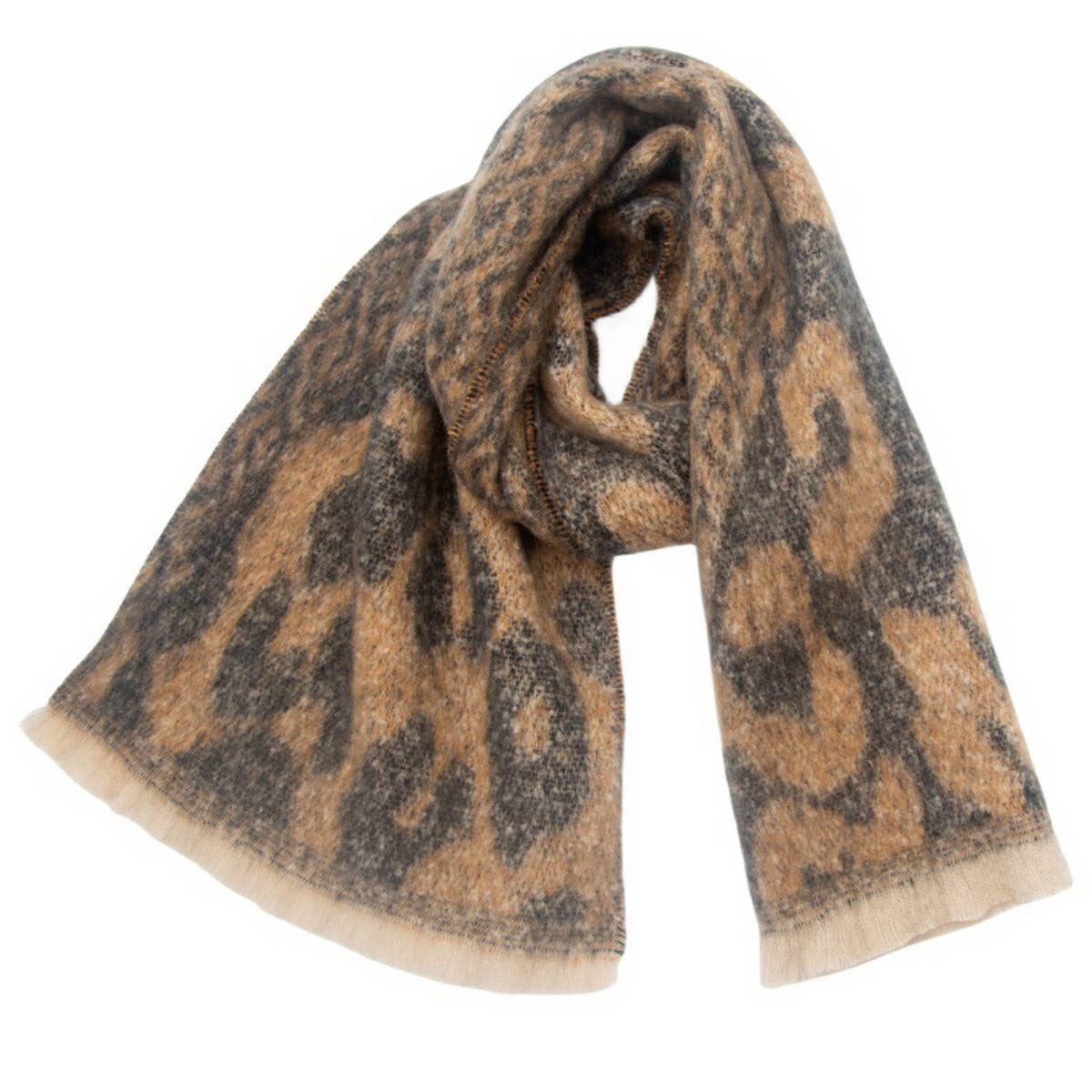 NEW JACQUARD LEOPARD PRINT SCARF FOR FALL WINTER_CWASC0875
