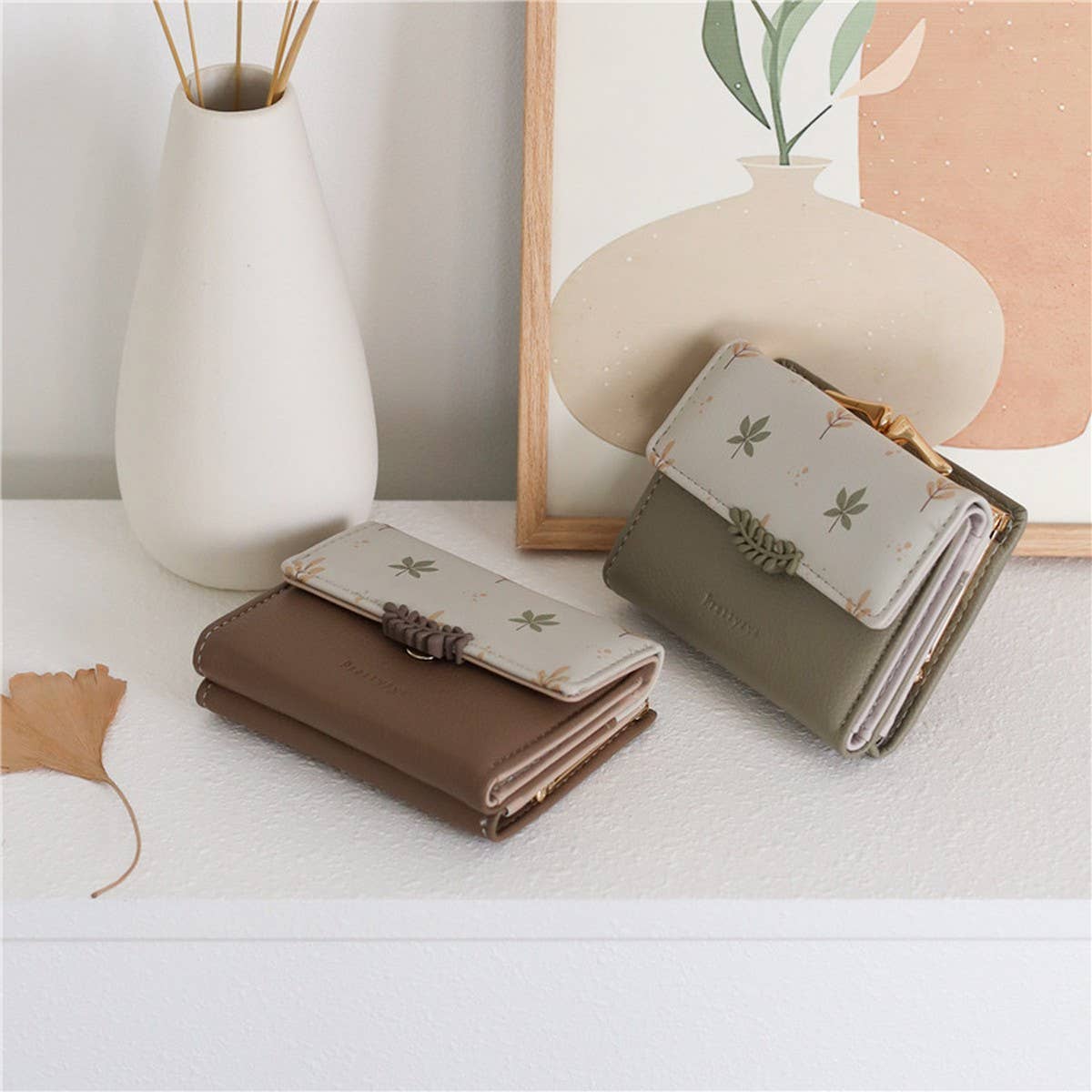 New Fresh Print 3-Fold Coin Clip Wallet_Cwab06264