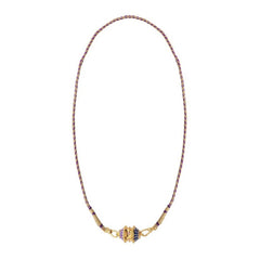 CREATIVE DOPAMINE TWIST IRREGULAR NECKLACE_CWMM3892