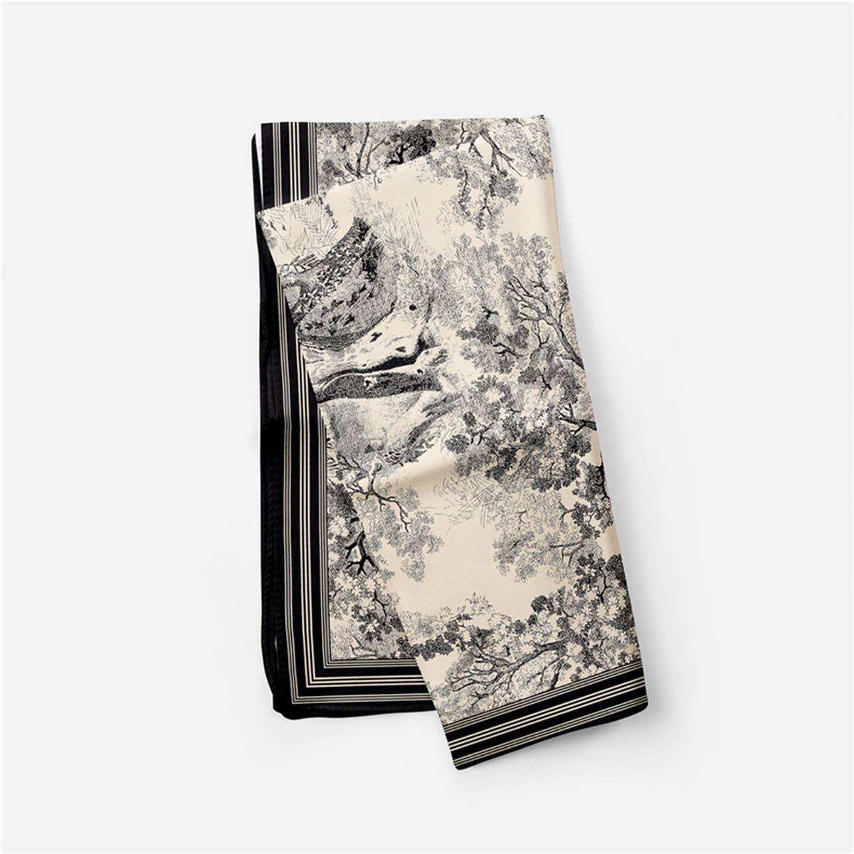 Versatile Square Scarf Hair Tie&Bag Wrap Ribbon_Cwasc0650