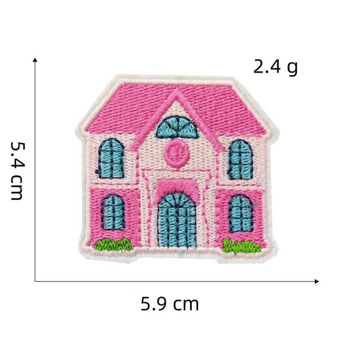 NEW PINK CARTOON EMBROIDERED CLOTH PATCH_CWMM4021