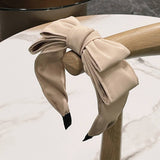 BLACK HIGH TOP BOW WIDE BRIM HEADBAND_CWAHA2562