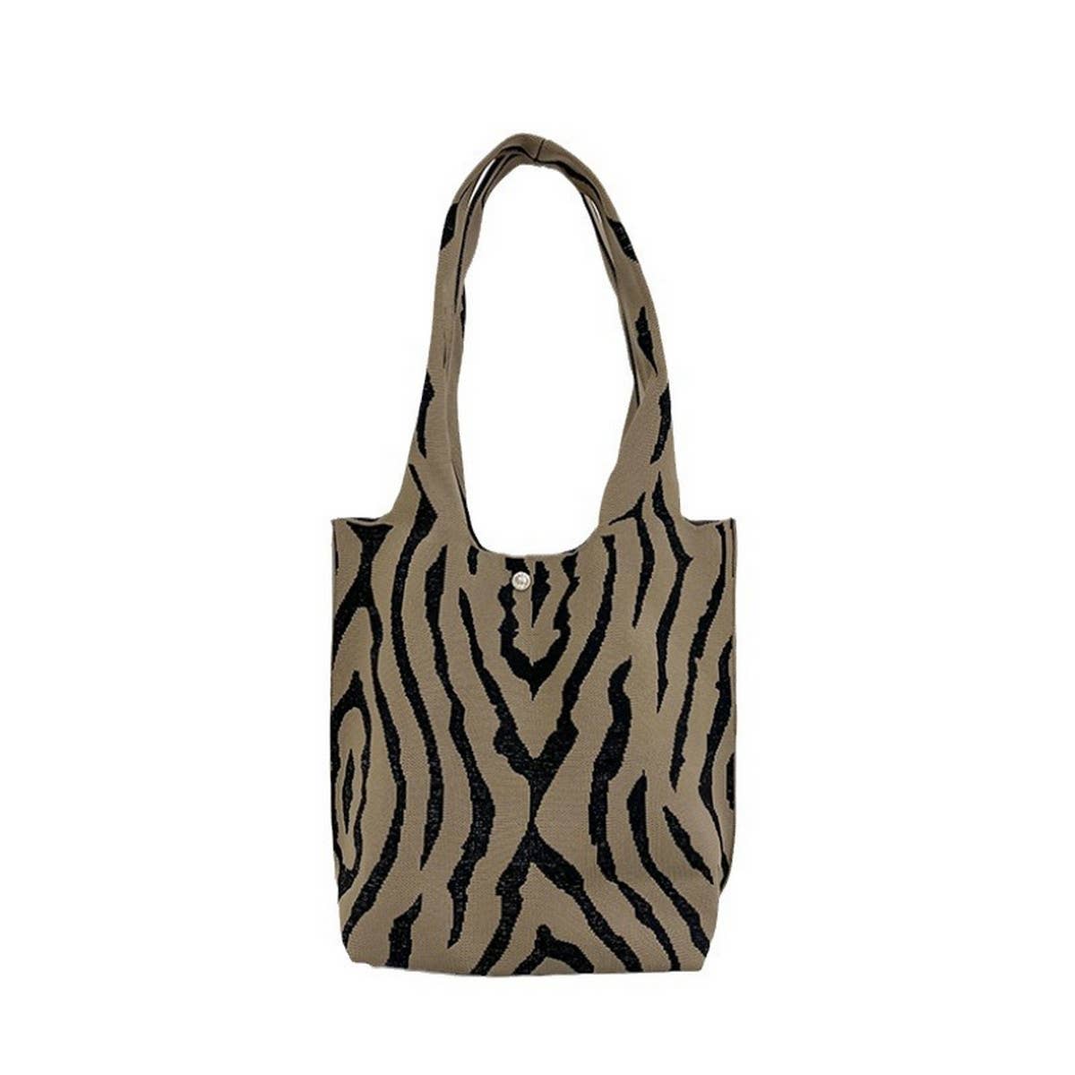 NEW NICHE DESIGN PATTERN KNITTED SHOULDER HANDBAG_CWAB2377