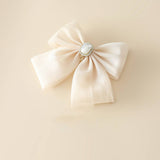 PEARL STYLE FASHIONABLE COMMUTING BOW HAIRPIN_CWAHA1810