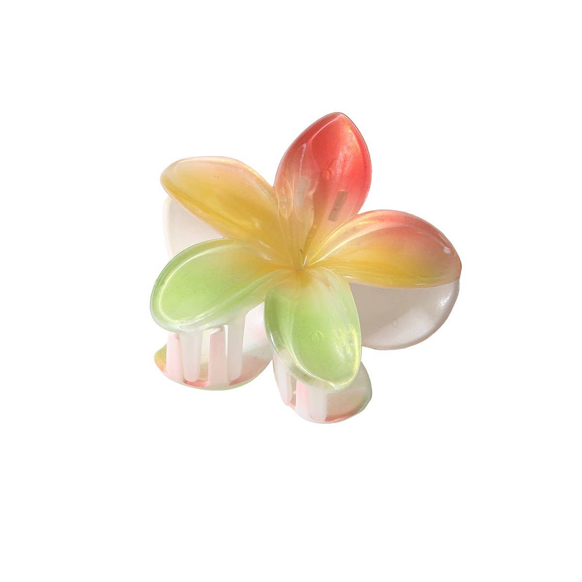 PEARL GRADIENT LARGE EGG FLOWER HAIR CLAW CLIP_CWMM4984