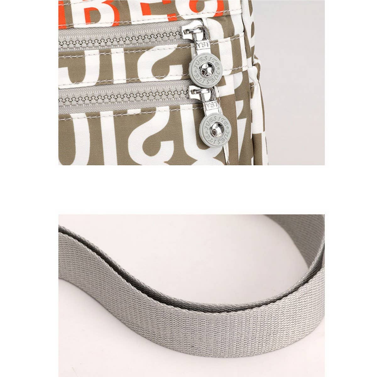 SIMPLE NYLON PRINTED CROSSBODY SHOULDER BAG_CWASC1727