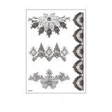 BRIDAL MANDALA TATTOO STICKERS ELEGANT DESIGN_CWMM8356