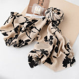 2024 New Short Beard Printed Tassel Scarf_Cwasc0921