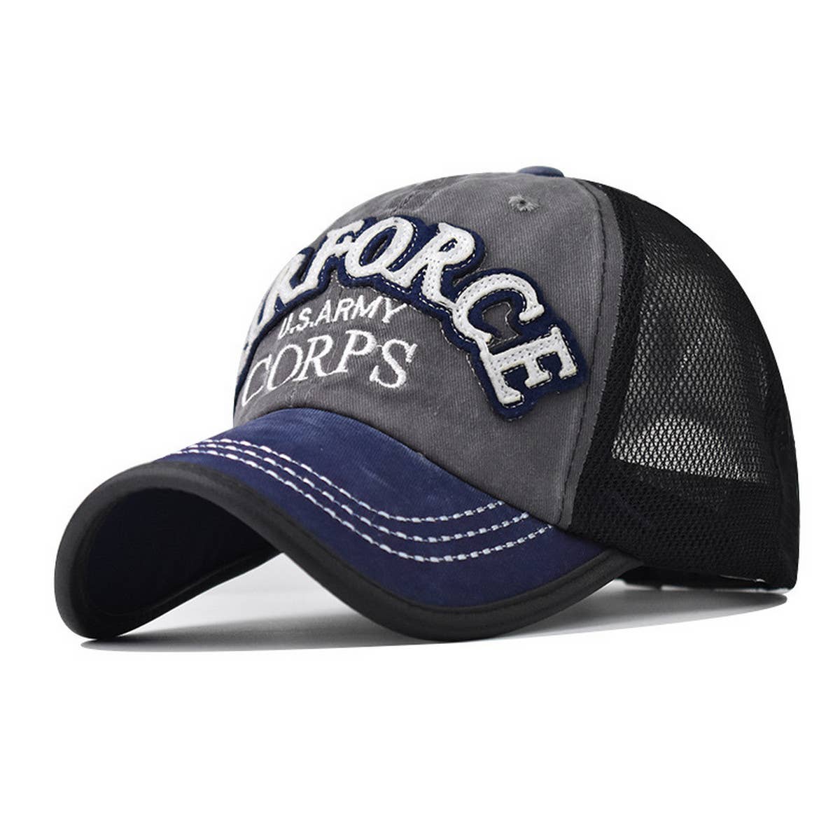 OUTDOOR SUN PROTECTION BREATHABLE TRUCKER HAT_CWAH1370