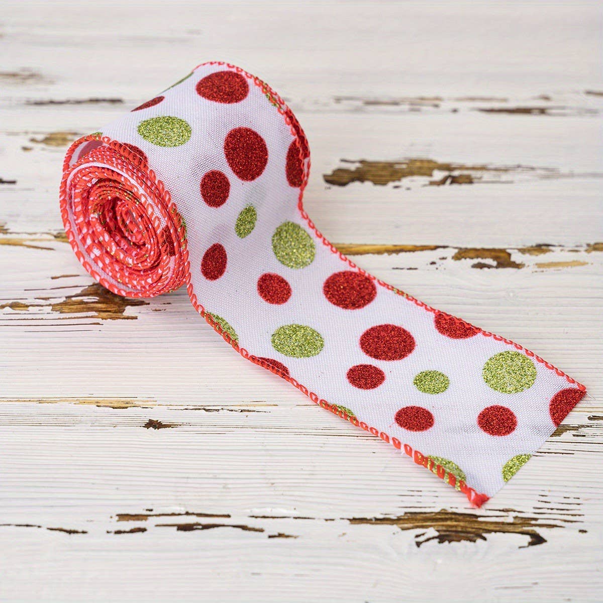 Cwmm10200_Polka Dot Ribbon Set Diy Gift Wrap Bows 4 Styles