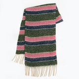 RAINBOW COLORBLOCK SCARF WARM COZY WINTER WRAP_CWASC2351