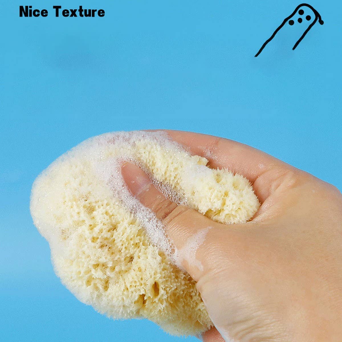 NATURAL COFFEE COLOR SPONGE HONEYCOMB SPONGE_CWMM3415