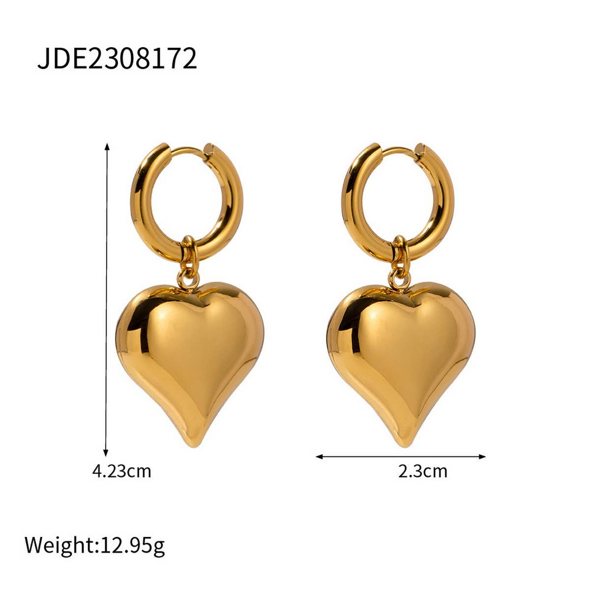 HEART PENDANT HIGH END TEMPERAMENT EARRINGS_CWASC1666