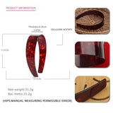 ACETATE RETRO WIDE HEADBAND HAIRPIN_CWAHA4376