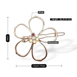 FLORAL SIDE HAIR CLIP FOR GIRLS SIMPLE ELEGANT_CWAHA4792