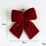 BIG RED VELVET 3D BOW XMAS WINDOW DECOR_CWMM9673