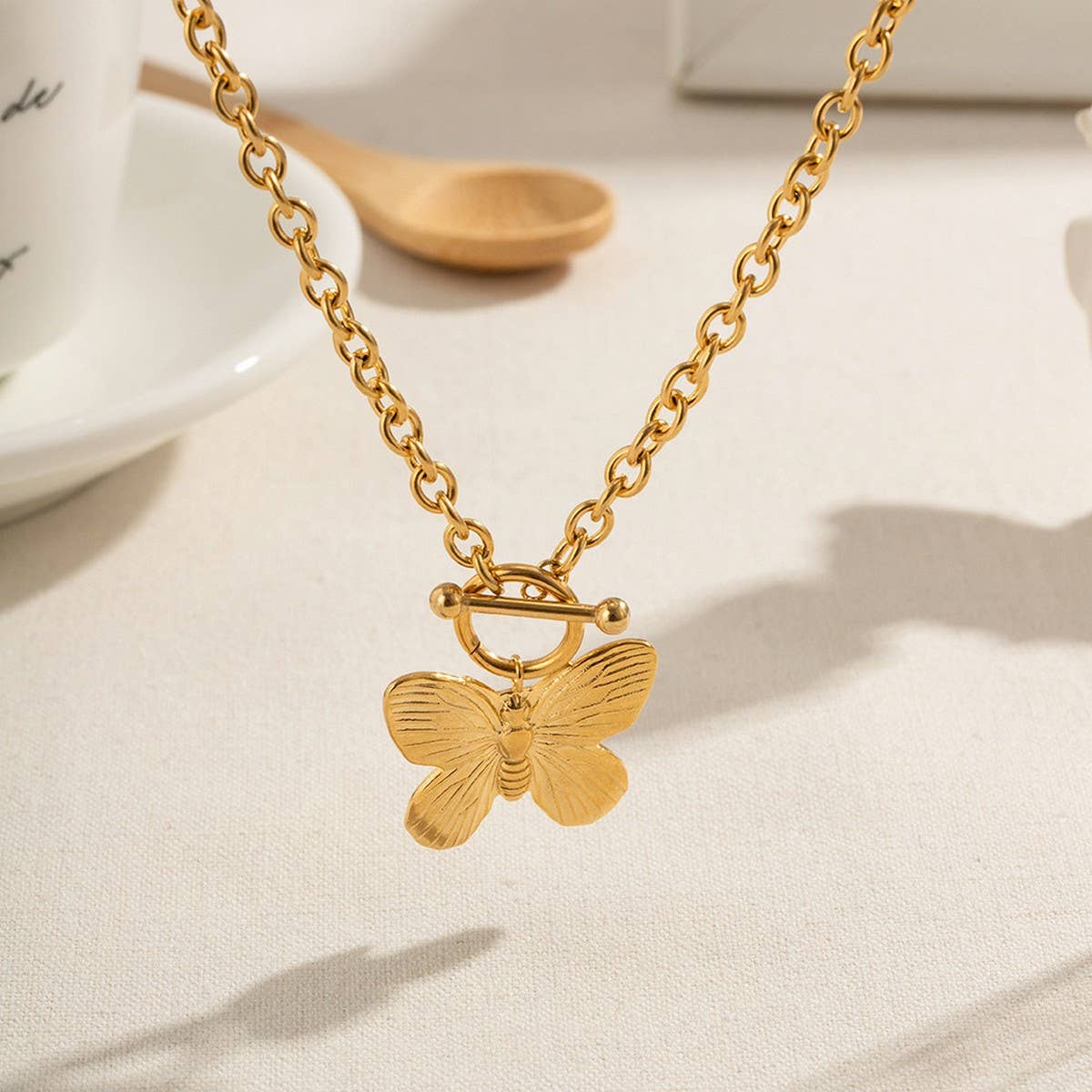 2024NEW FASHIONLIGHTLUXURYBUTTERFLY NECKLACE_CWAJE1427