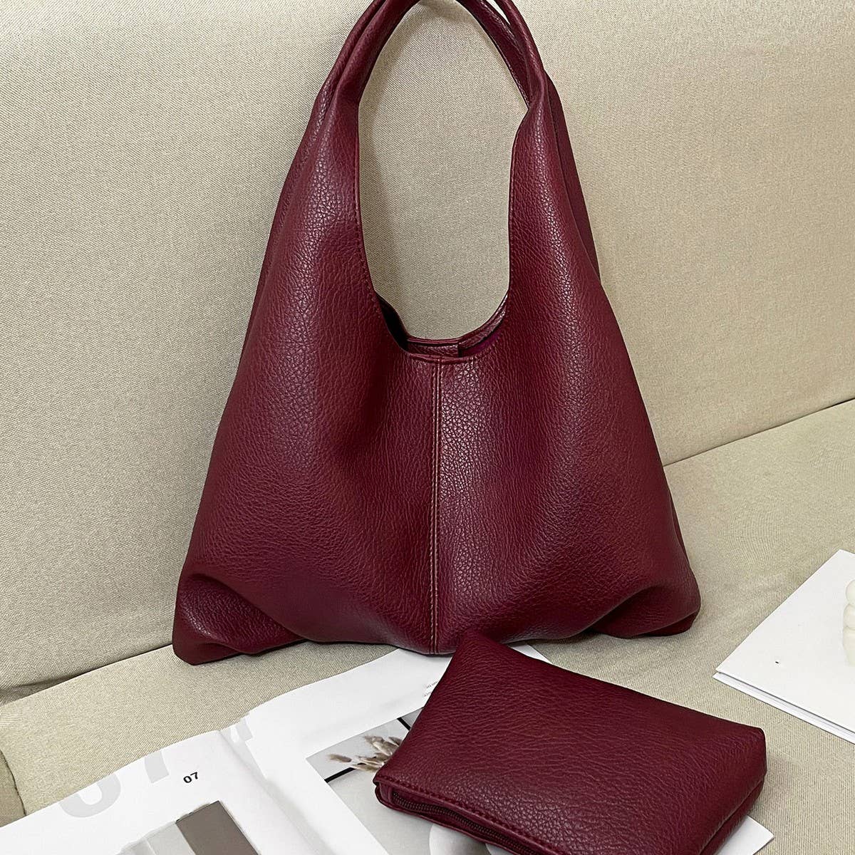 Cwab4837_Fashion Retro Simple Shoulder Underarm Bag
